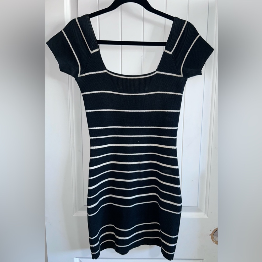 Vintage Wayne Rogers Knit Bodycon Mini Dress 90’s